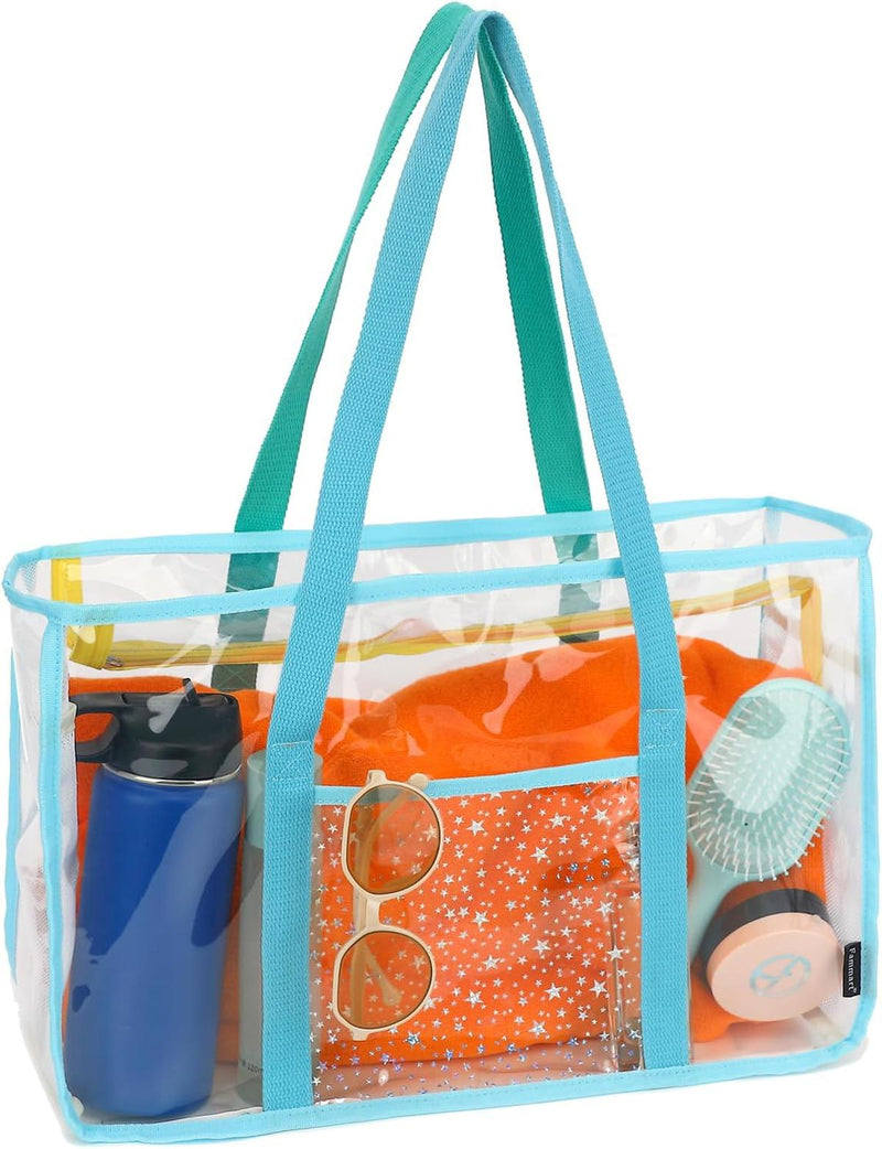 Extra Large Transparent Mesh Beach Bag With 8 Pockets - Buy 1 Get 1 Free