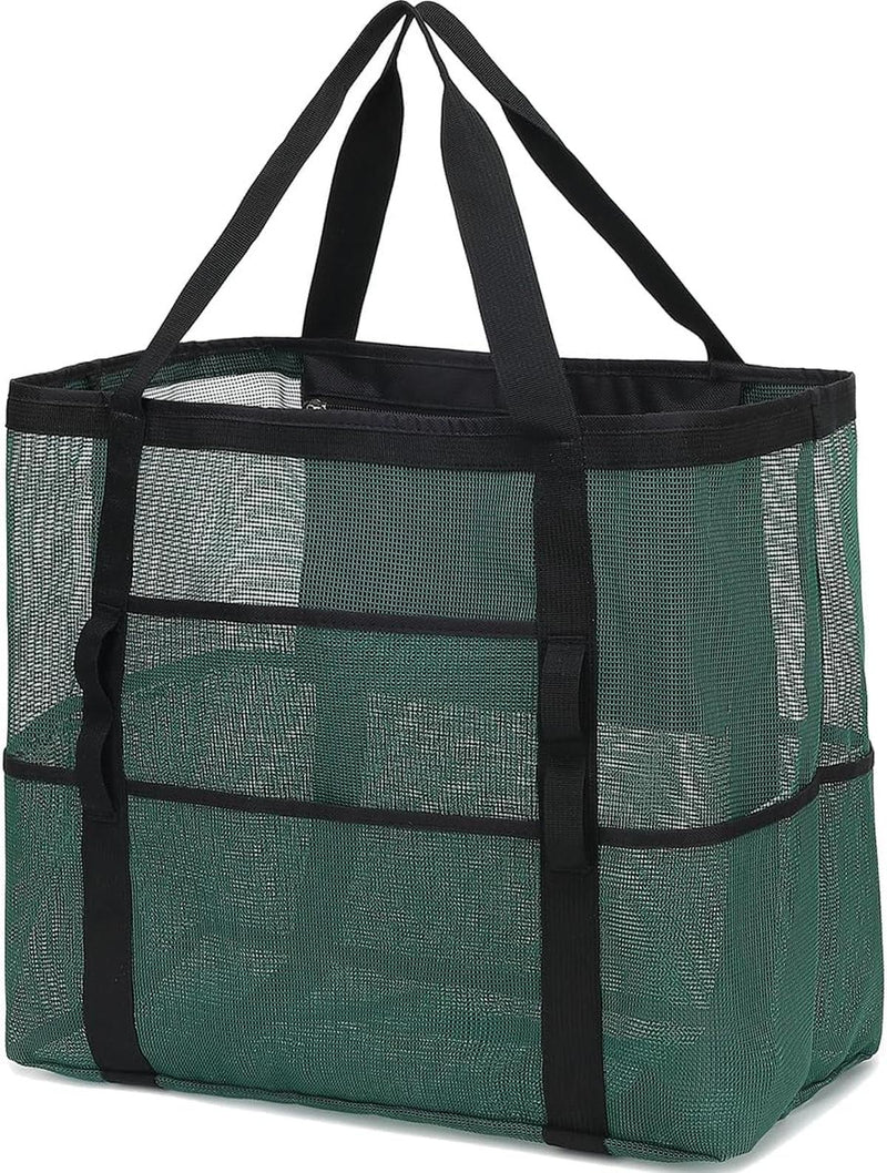 Extra Large Transparent Mesh Beach Bag With 8 Pockets - Buy 1 Get 1 Free
