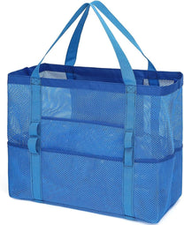 Extra Large Transparent Mesh Beach Bag With 8 Pockets - Buy 1 Get 1 Free