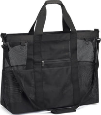 Extra Large Transparent Mesh Beach Bag With 8 Pockets - Buy 1 Get 1 Free