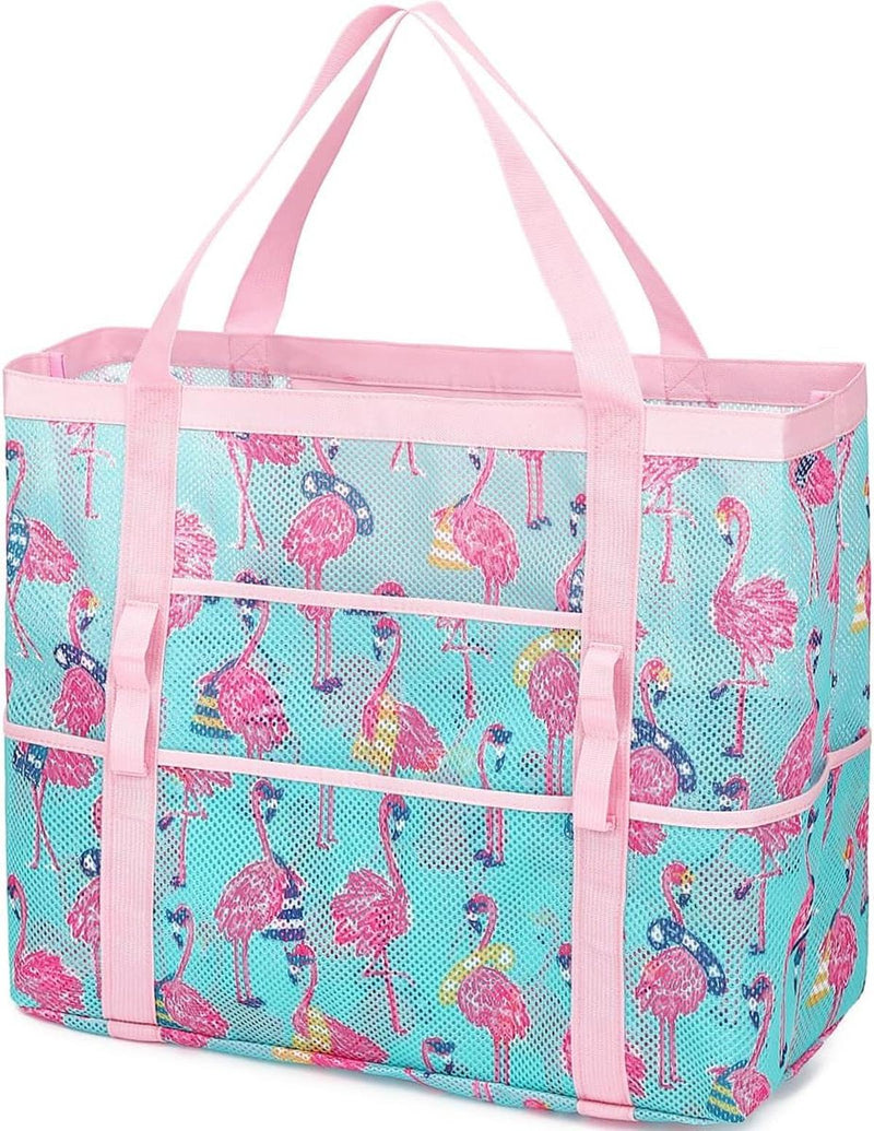 Extra Large Transparent Mesh Beach Bag With 8 Pockets - Buy 1 Get 1 Free