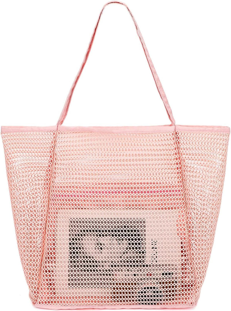Extra Large Transparent Mesh Beach Bag With 8 Pockets - Buy 1 Get 1 Free
