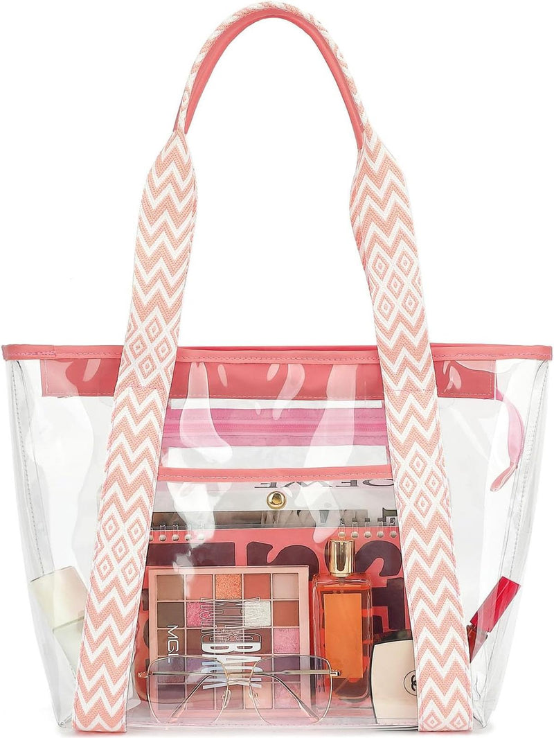 Extra Large Transparent Mesh Beach Bag With 8 Pockets - Buy 1 Get 1 Free