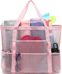 Extra Large Transparent Mesh Beach Bag With 8 Pockets - Buy 1 Get 1 Free