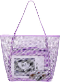 Extra Large Transparent Mesh Beach Bag With 8 Pockets - Buy 1 Get 1 Free