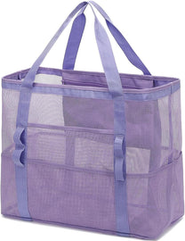 Extra Large Transparent Mesh Beach Bag With 8 Pockets - Buy 1 Get 1 Free