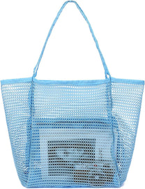 Extra Large Transparent Mesh Beach Bag With 8 Pockets - Buy 1 Get 1 Free