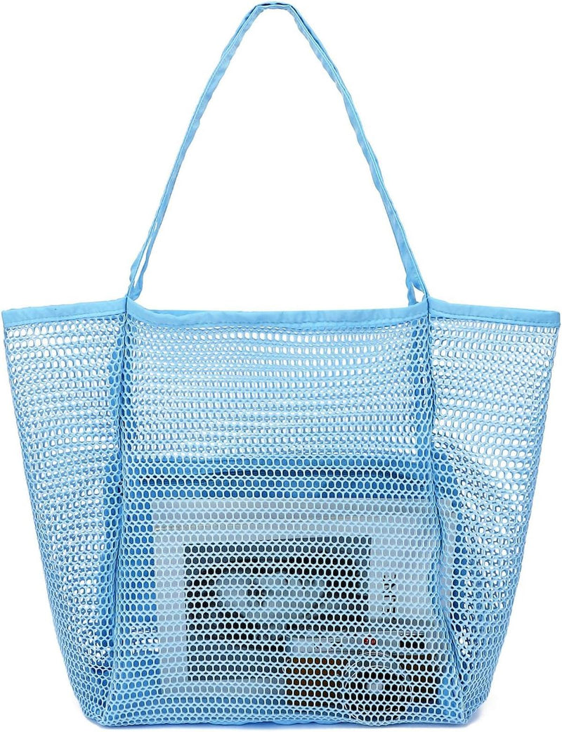 Extra Large Transparent Mesh Beach Bag With 8 Pockets - Buy 1 Get 1 Free