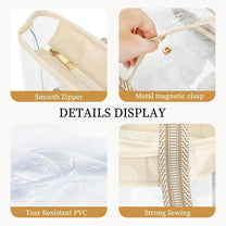 Extra Large Transparent Mesh Beach Bag With 8 Pockets - Buy 1 Get 1 Free