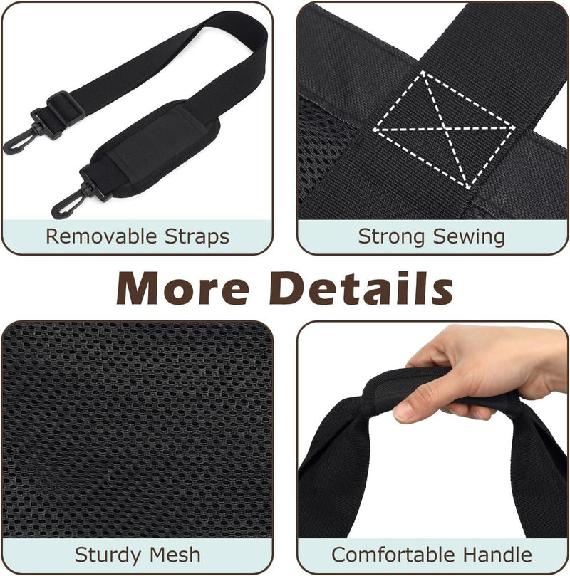 Extra Large Transparent Mesh Beach Bag With 8 Pockets - Buy 1 Get 1 Free