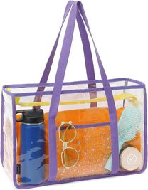 Extra Large Transparent Mesh Beach Bag With 8 Pockets - Buy 1 Get 1 Free