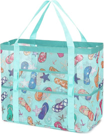 Extra Large Transparent Mesh Beach Bag With 8 Pockets - Buy 1 Get 1 Free