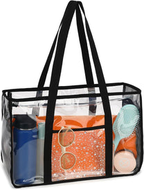 Extra Large Transparent Mesh Beach Bag With 8 Pockets - Buy 1 Get 1 Free