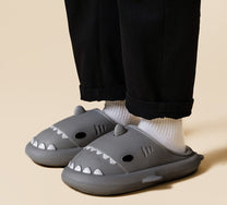 Shark Design Slippers With Non-Slip Sole