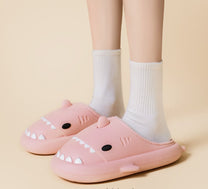 Shark Design Slippers With Non-Slip Sole