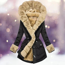 Faux Fur Hooded Winter Jacket for Women