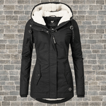 Faux Fur Lined Tailored Long Winter Coat