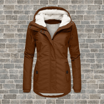 Faux Fur Lined Tailored Long Winter Coat