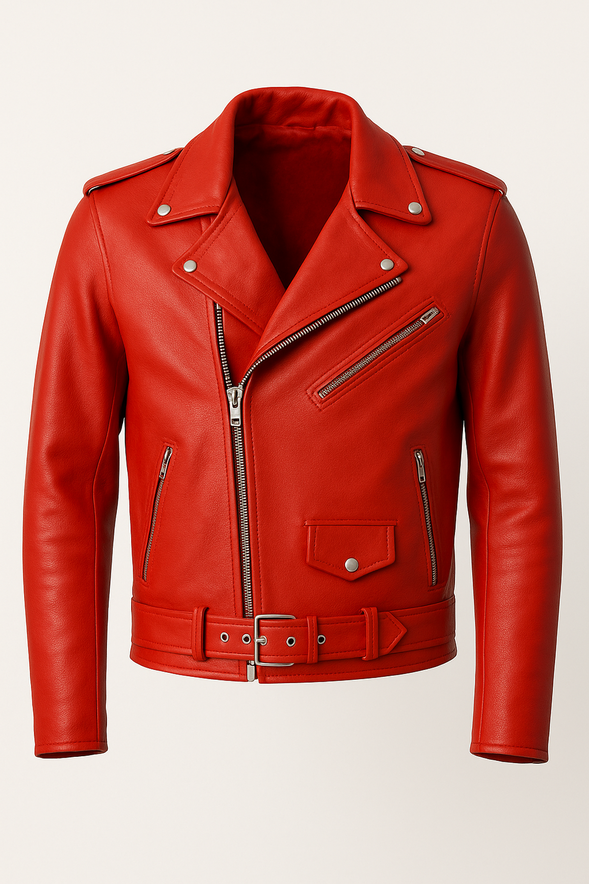 Faux Leather Biker Jacket