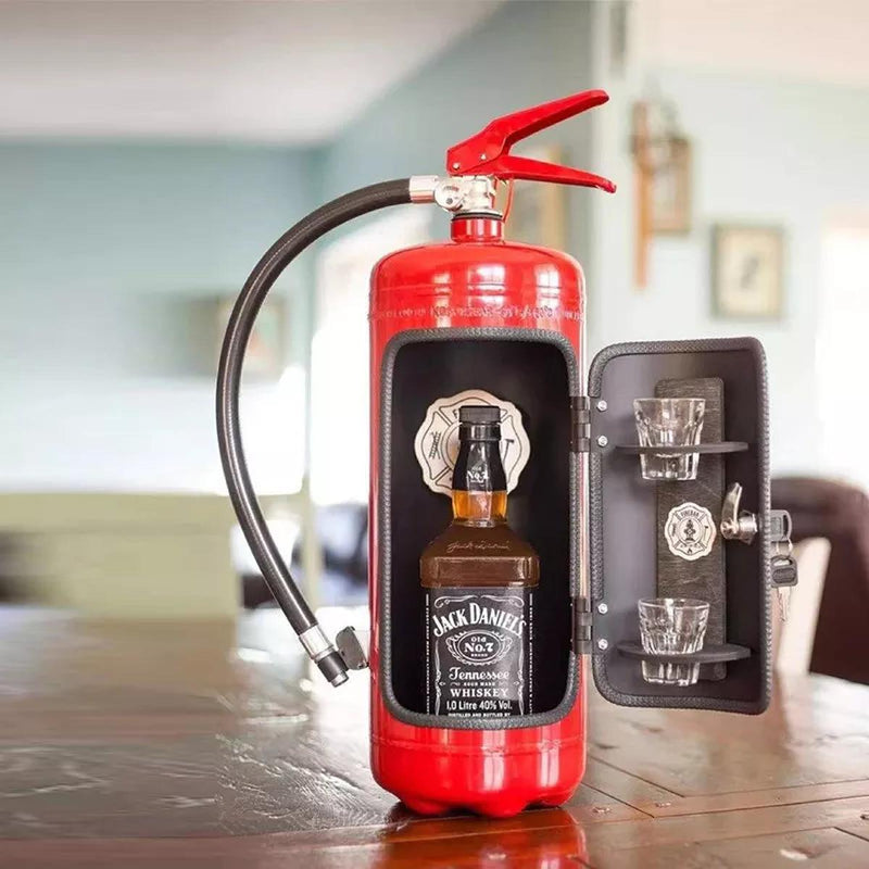 Fire Extinguisher Bottle Holder For Whiskey Wine Champagne