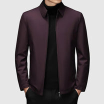 Fitted Casual Jacket With Zip Closure