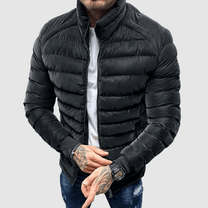 Fitted Quilted Puffer Jacket For Men