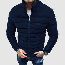 Fitted Quilted Puffer Jacket For Men