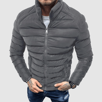 Fitted Quilted Puffer Jacket For Men