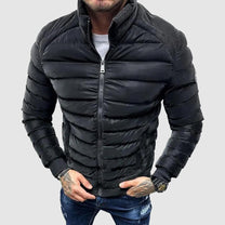 Fitted Quilted Puffer Jacket For Men
