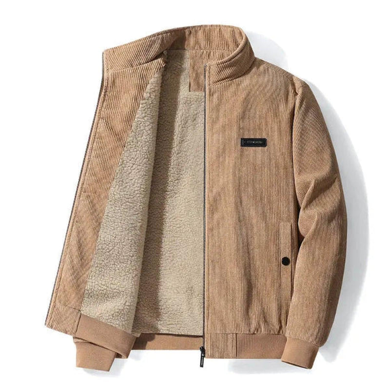 Fleece-Lined Corduroy Jacket For Men