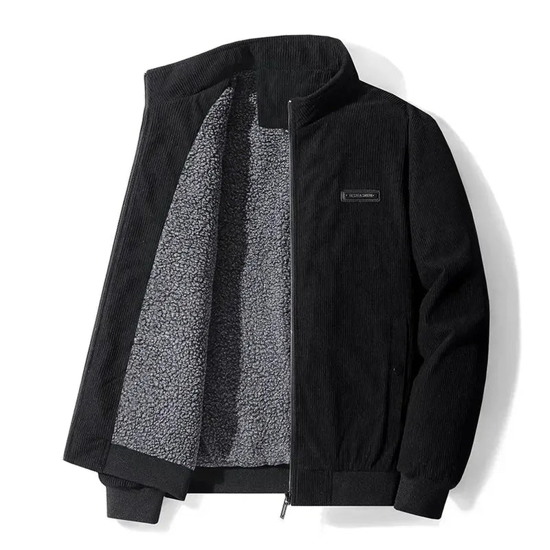 Fleece-Lined Corduroy Jacket For Men