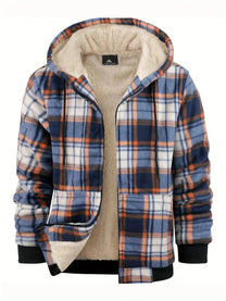 Fleece-Lined Polyester Winter Jacket
