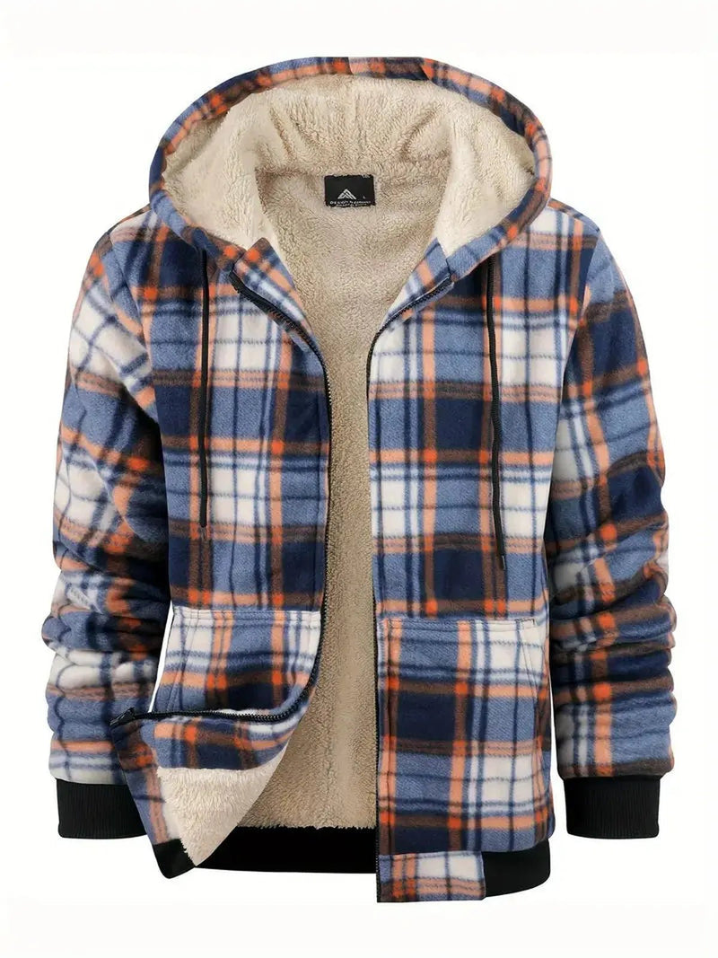Fleece-Lined Polyester Winter Jacket