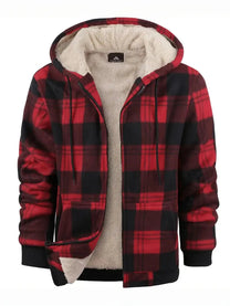 Fleece-Lined Polyester Winter Jacket