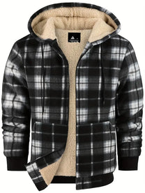 Fleece-Lined Polyester Winter Jacket