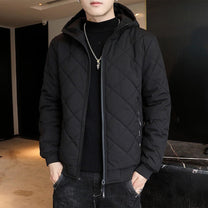 Fleece Lined Quilted Jacket For Men