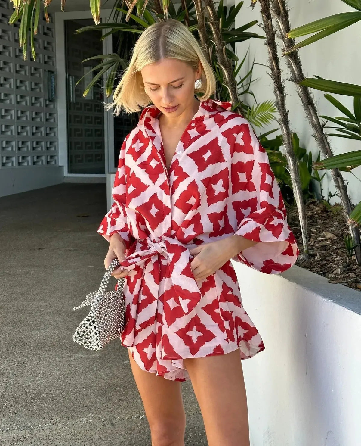 Floral Mini Jumpsuit