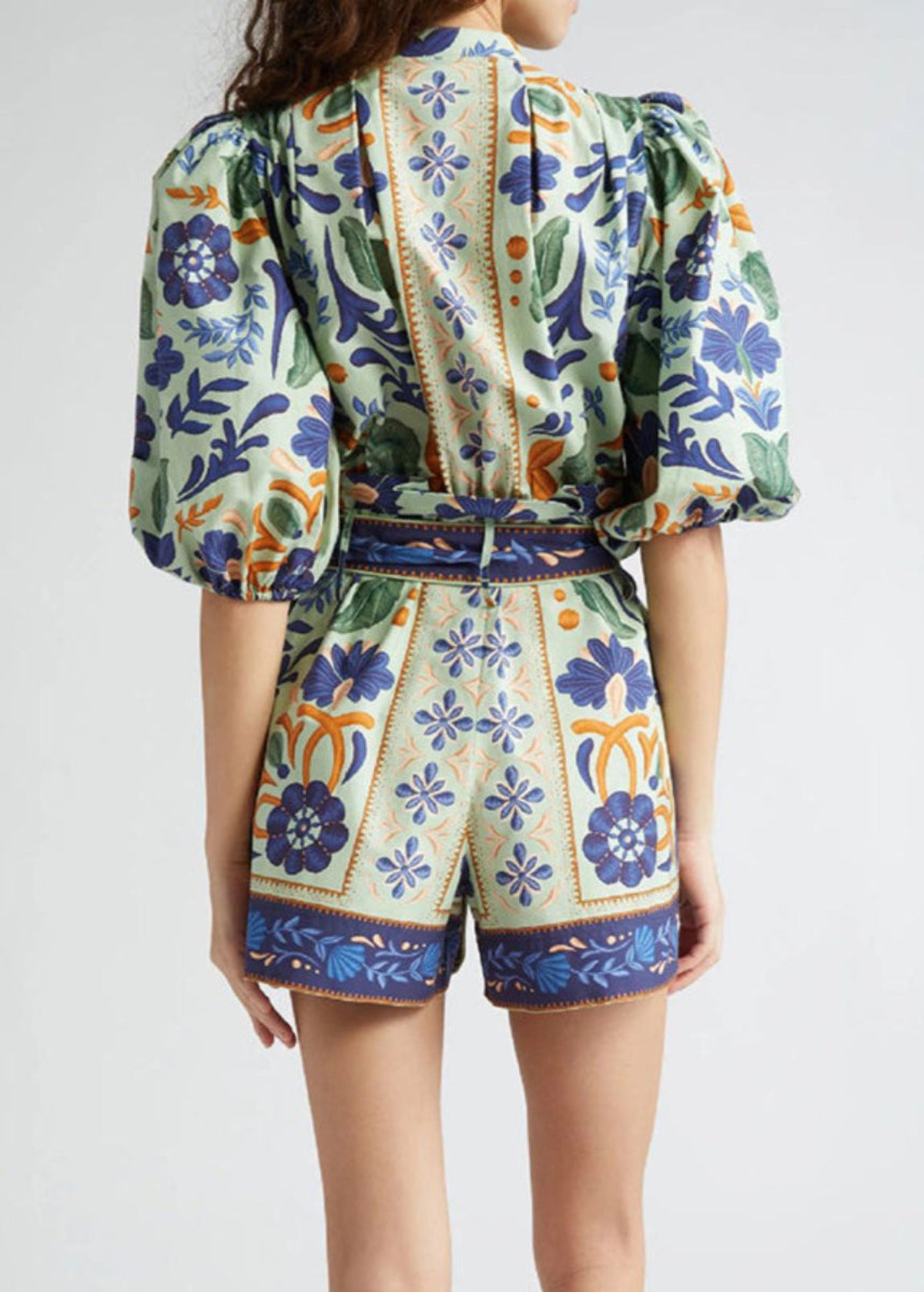 Floral Tie-Waist Jumpsuit