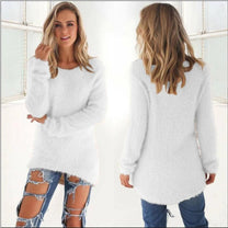 Fluffy Women&#39;s Sweater for Chic and Casual Style
