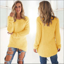 Fluffy Women&#39;s Sweater for Chic and Casual Style