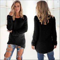 Fluffy Women&#39;s Sweater for Chic and Casual Style