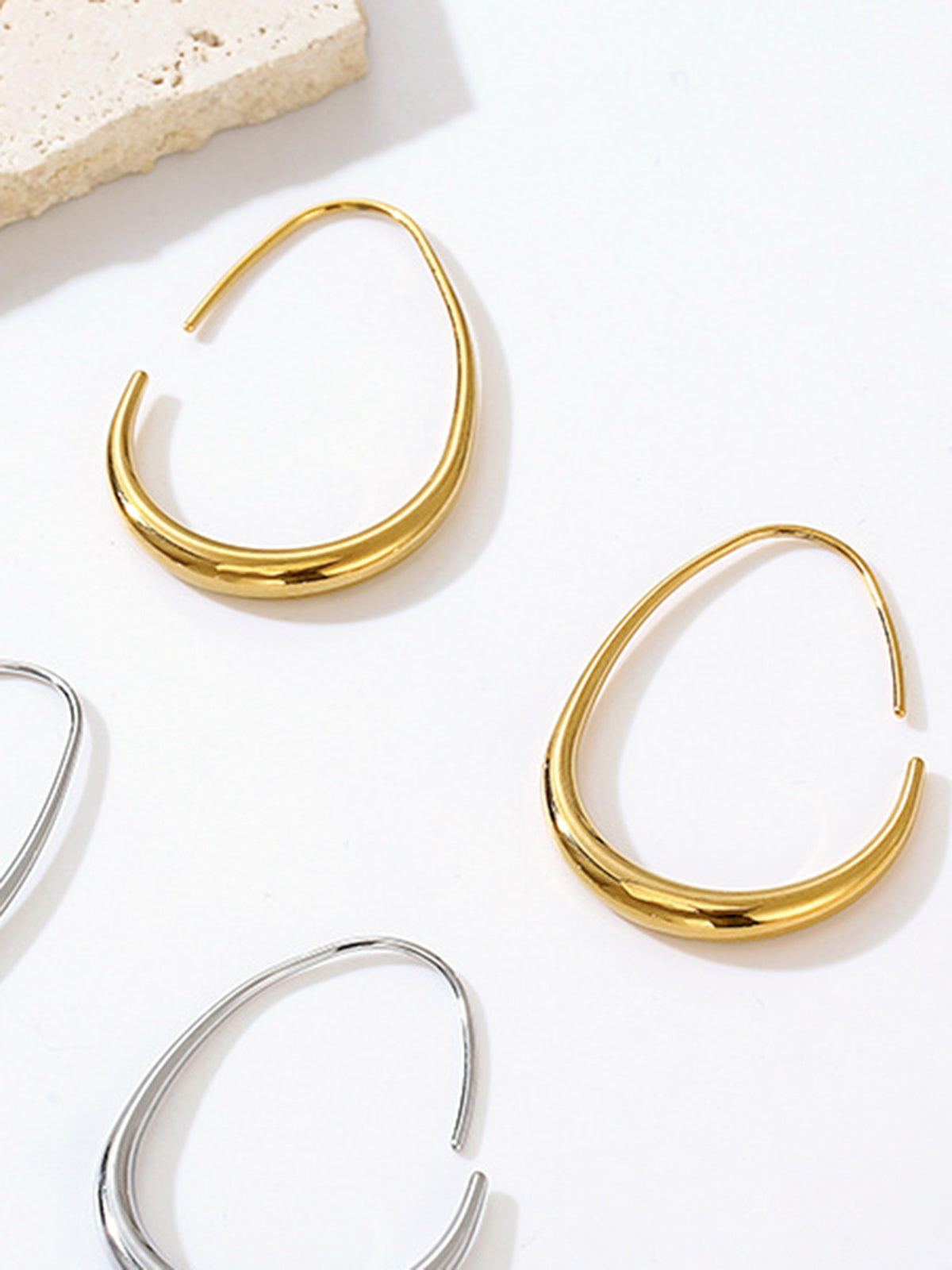Fluid Hoop Earrings
