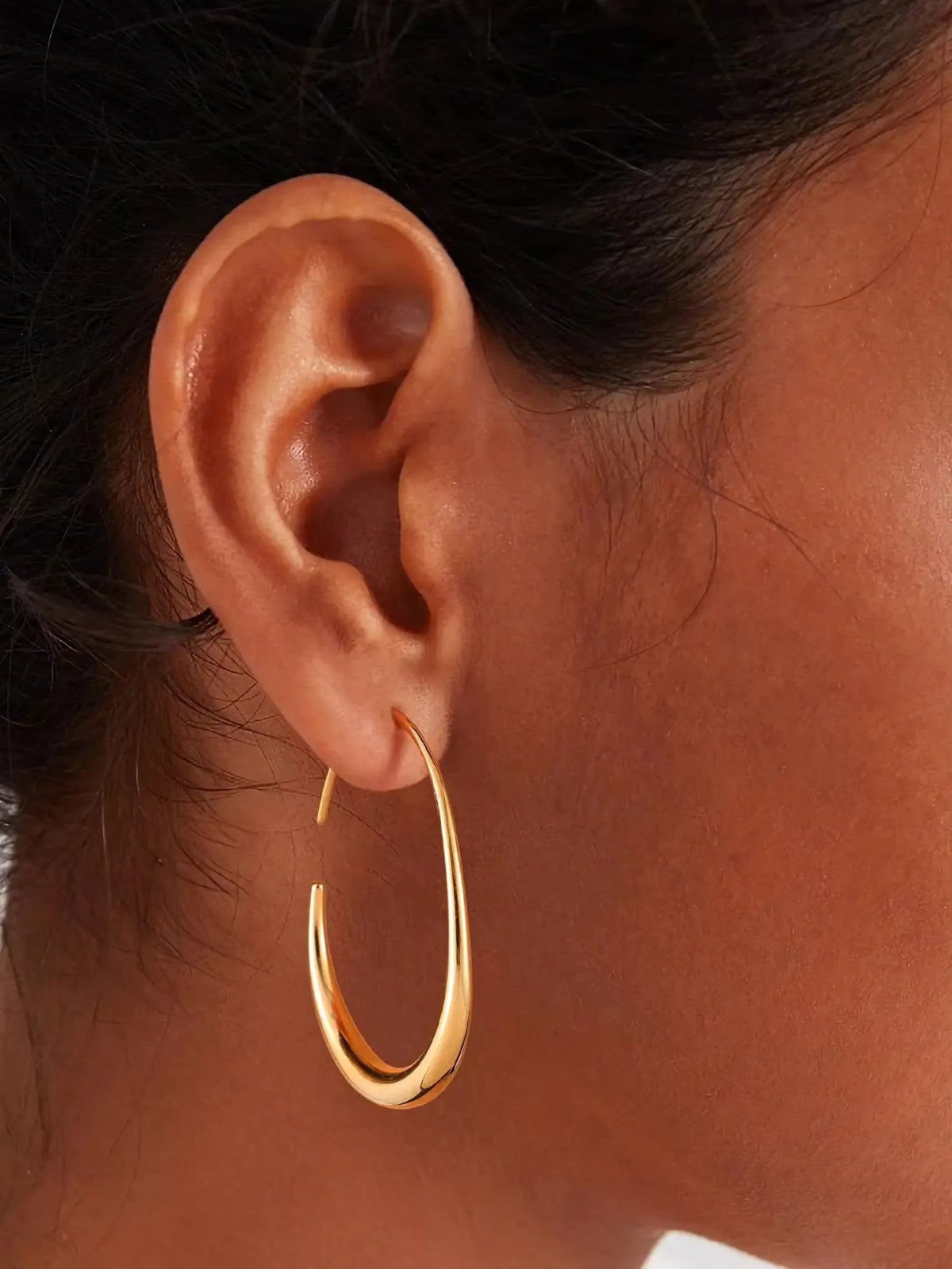 Fluid Hoop Earrings