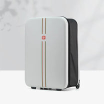 Foldable Hard Shell Suitcase With Expandable Width And Smooth Rolling Wheels