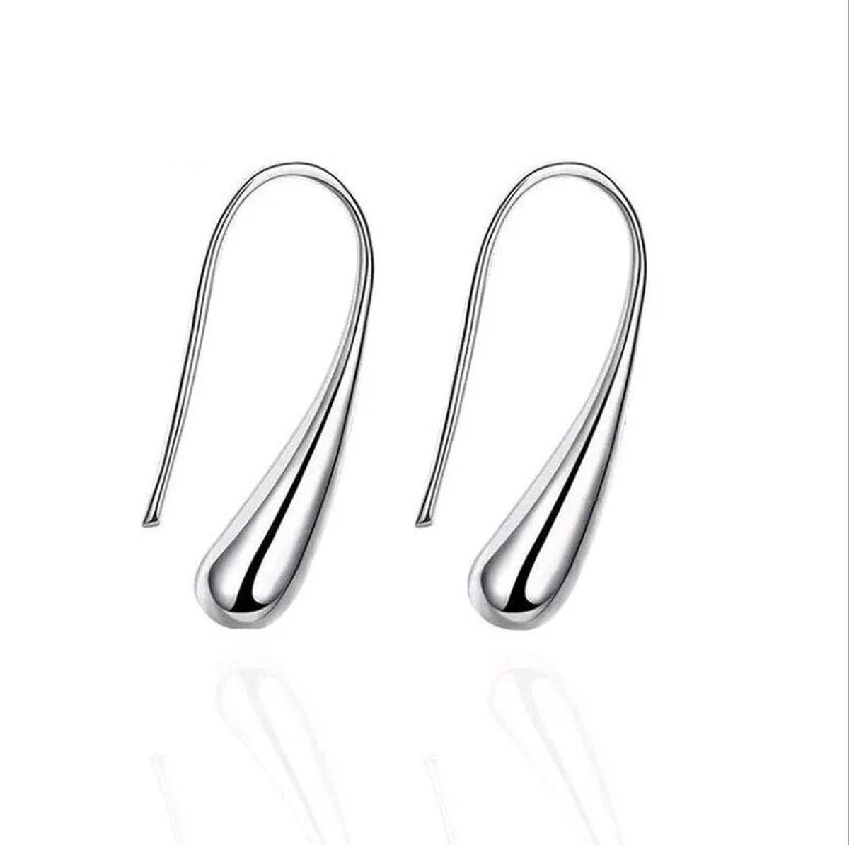 Four-Piece Water Drop S925 Silver Jewelry Set
