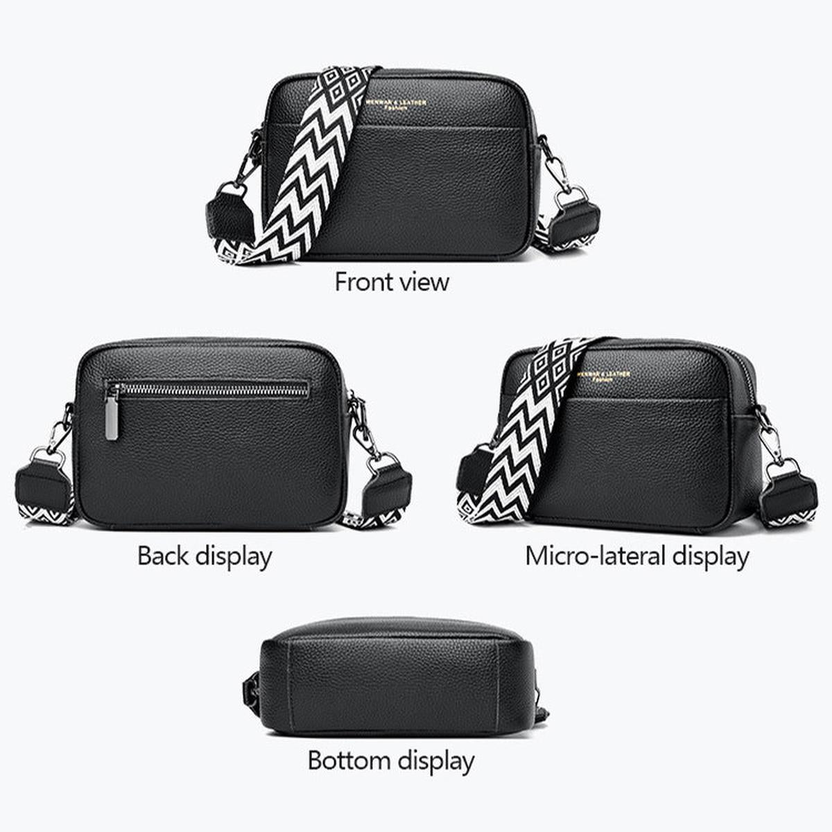 Genuine Leather Bag With Spacious Pocket
