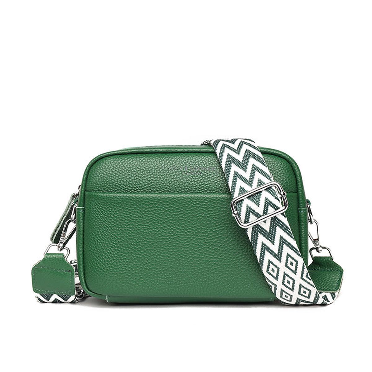 Genuine Leather Bag With Spacious Pocket