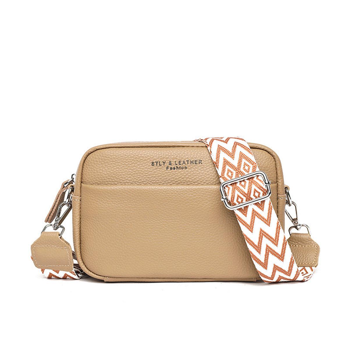 Genuine Leather Bag With Spacious Pocket