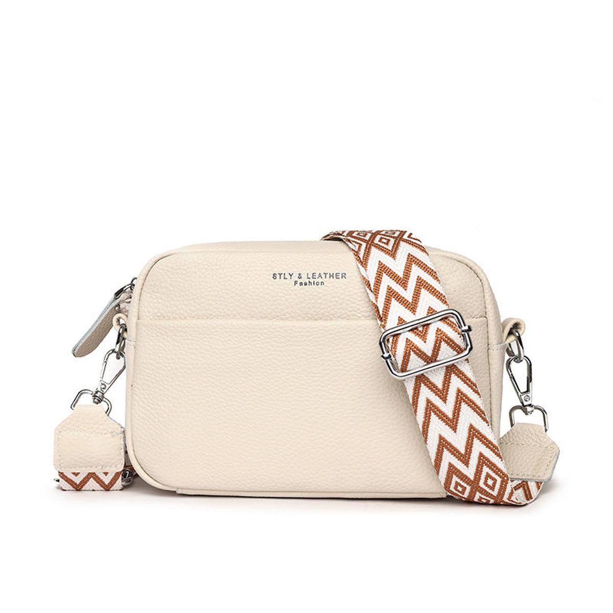 Genuine Leather Bag With Spacious Pocket