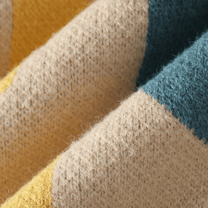 Geometric Design Relaxed Fit Knit Sweater